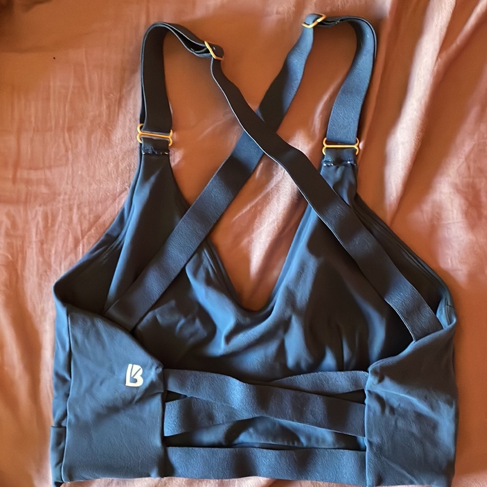 Buffbunny candy wrap sports bra in baked blue - Picture 4 of 6